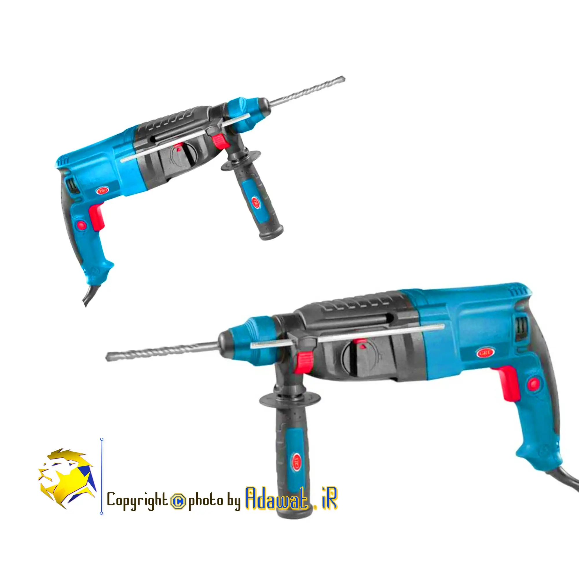 دریل بتن کن 28 میلی متری 3 کیلوگرمی مدل (G2008) G.R.T 2008 Rotary Hammer Drill 1 تصویر اول دریل سه کاره بتن کن جی آر تی