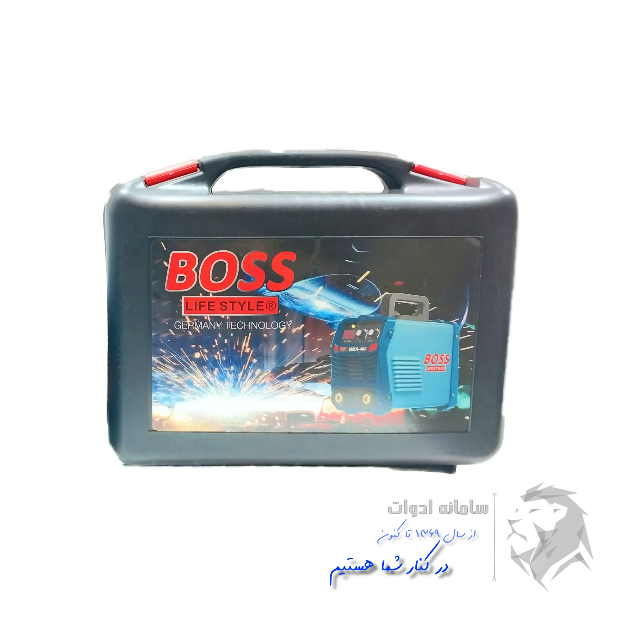 اینورتر ۴۰۰ مینی دو ولوم کیفی باس مدل MMA400 mini 9 تصویر کیف اینورتر 400 باس همراه کیف و لوازم