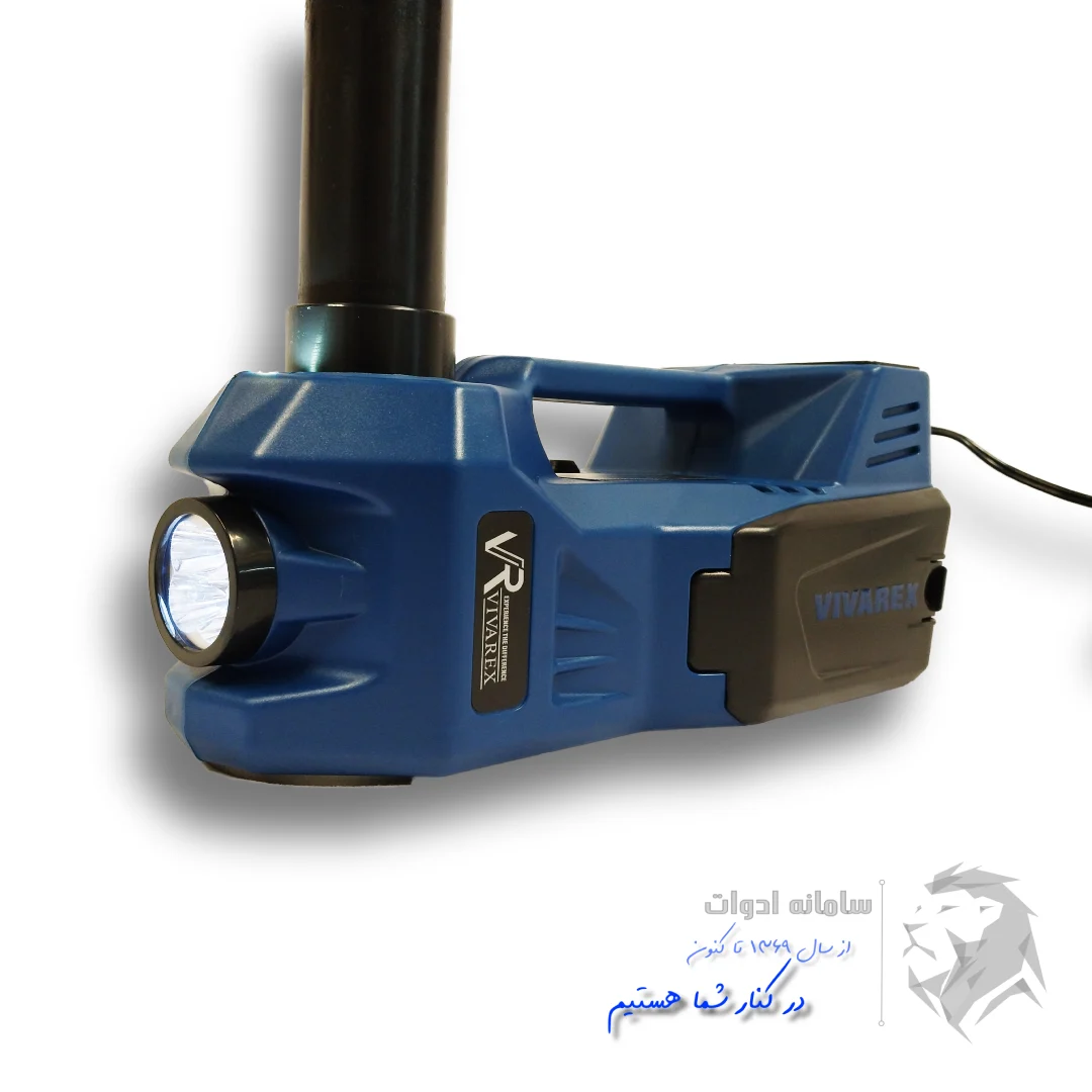کیت سه کاره(جک_کمپرسور_بکس)برق شهری و فندکی مدل VR-220/41+ویدئو بررسی 24 پرژکتور جلوی جک روشن است | کیت سه کاره جک و کمپرسور و بکس فندکی