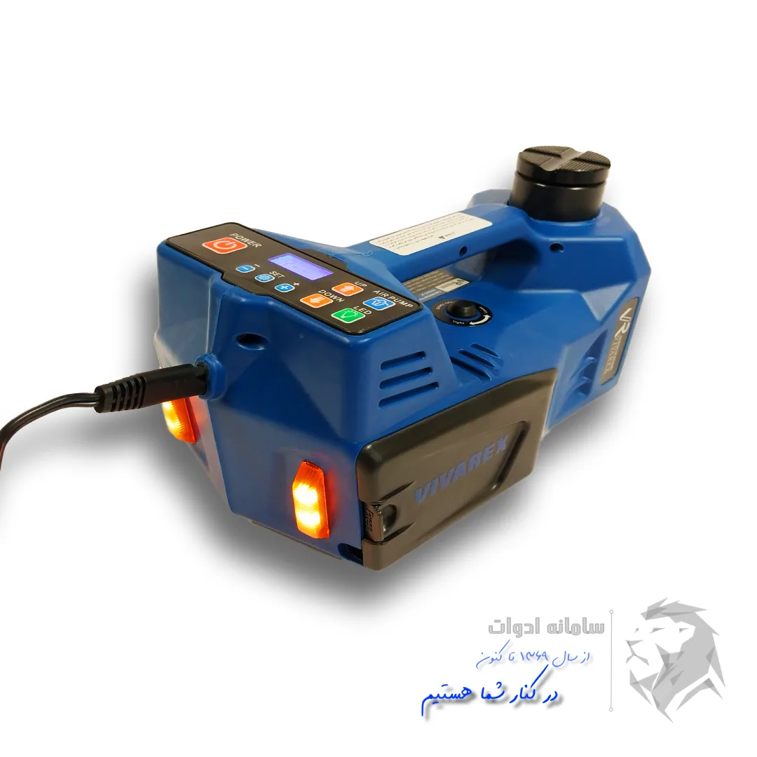 کیت سه کاره(جک_کمپرسور_بکس)برق شهری و فندکی مدل VR-220/41+ویدئو بررسی 17 تصویر چراغ اضطراری کیت سه کاره جک و کمپرسور و بکس فندکی در حالت روشن
